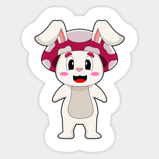 Rabbit Mushroom Sticker